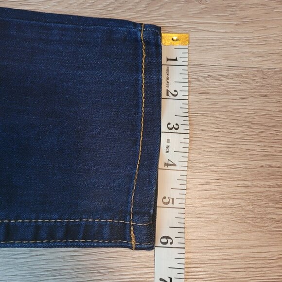 Seven7 Jeans Size 14 Tummyless High Rise Skinny Montreal Dark Wash NWT - Picture 12 of 13